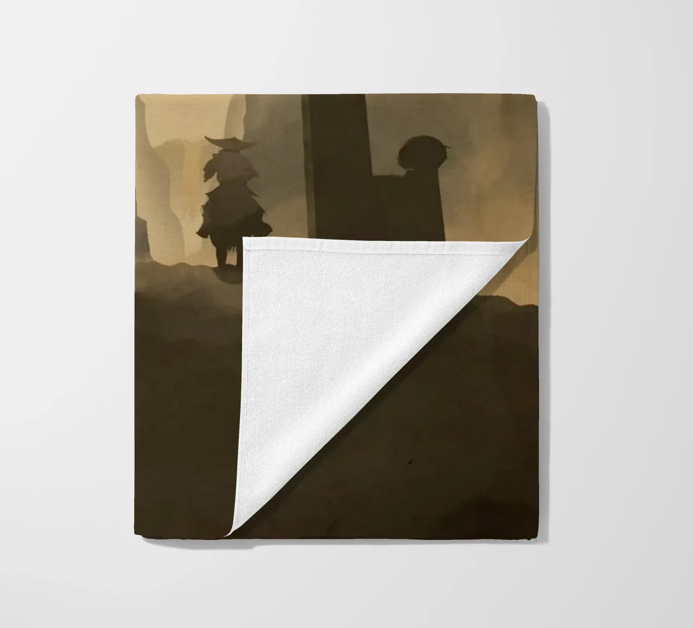 Flowing Path strandhanddoek van Froze Studio