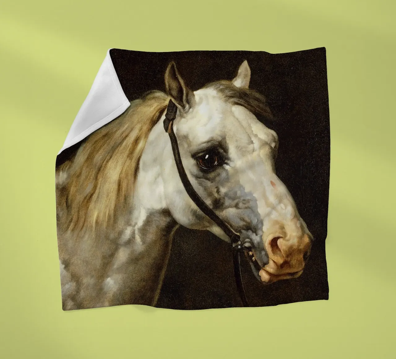 Théodore Géricault - Testa di cavallo pavone coperta in pile da ARTOTHEK