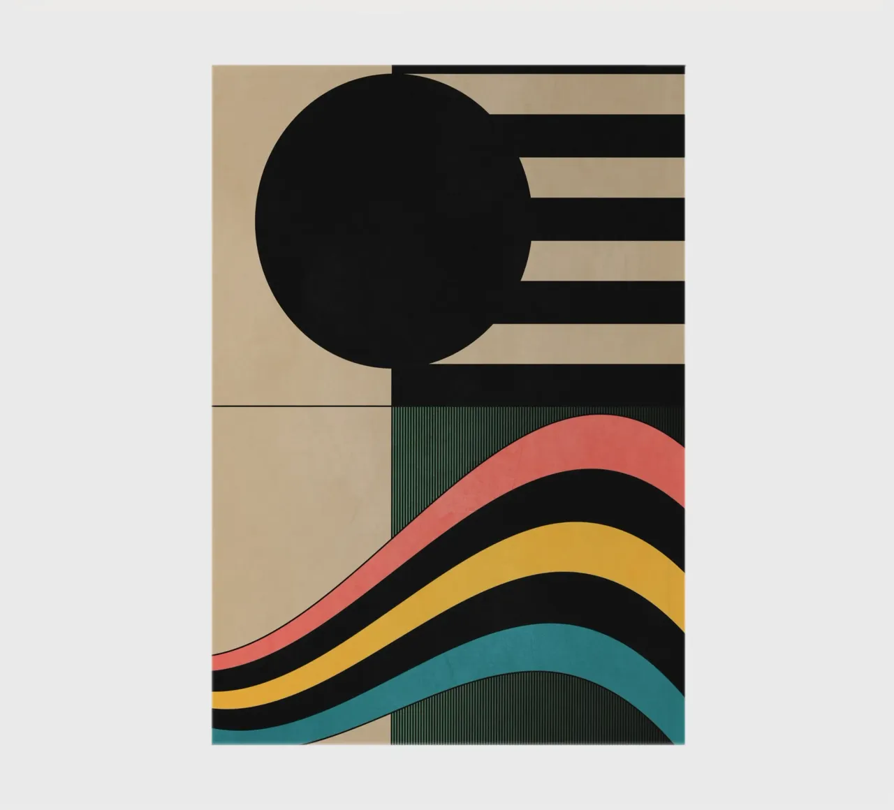 Geometric Abstraction 45 notebook by Gaite