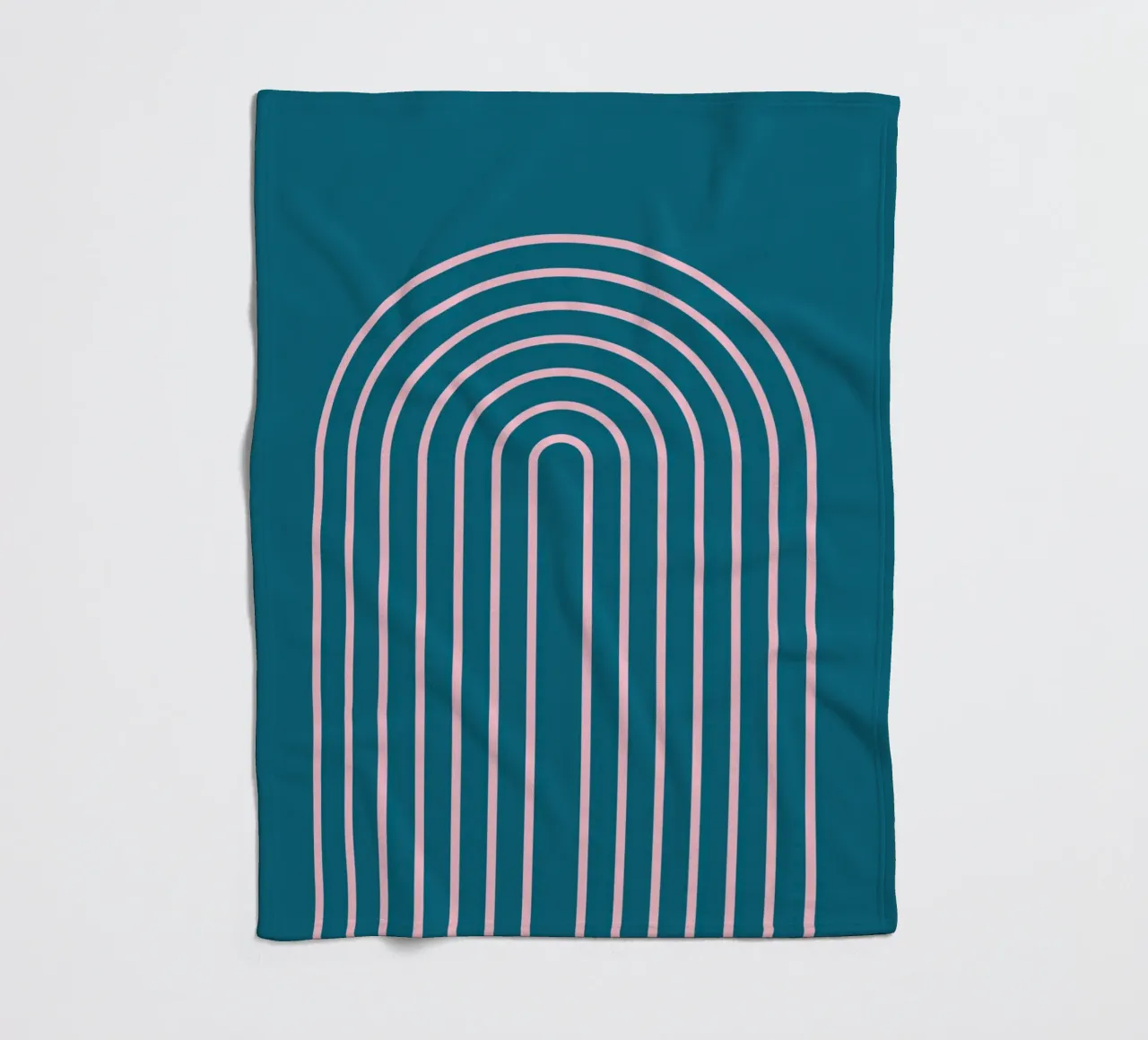 Arcobaleno blu boho coperta in pile da Proper job studio