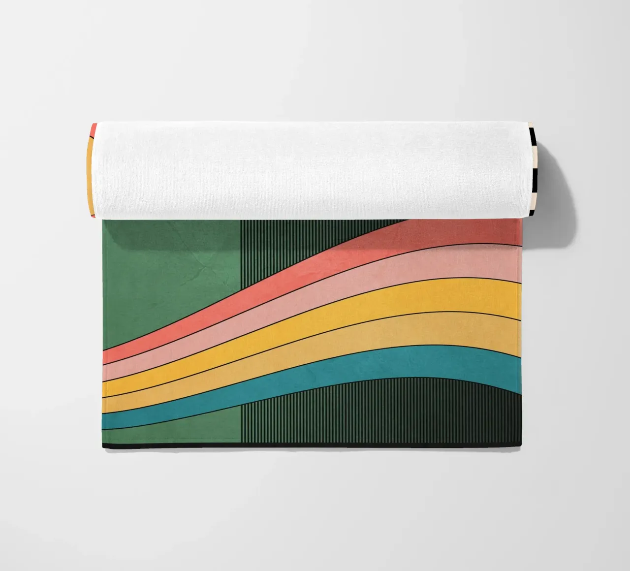 Geometric Abstraction 46 beach towel by Gaite