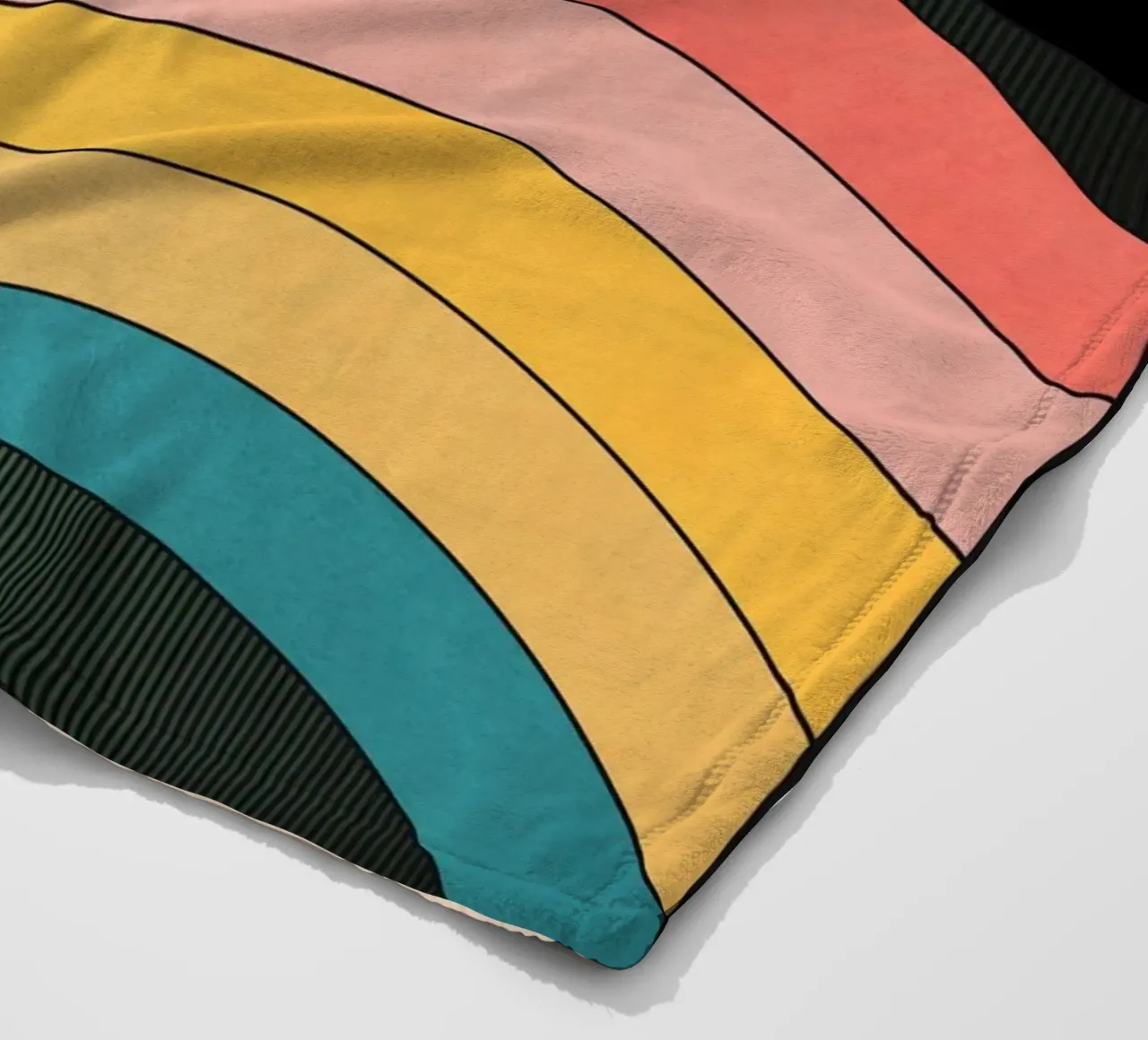 Geometric Abstraction 46 fleece blanket by Gaite
