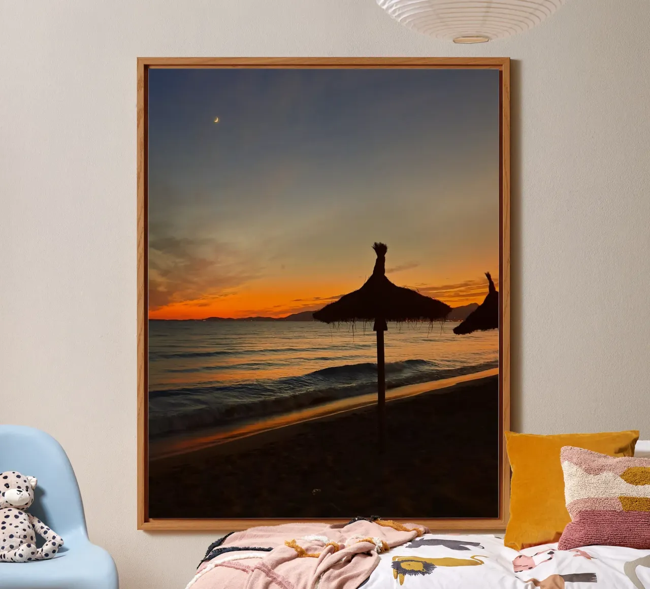 Sunset on the Beach alluminio dibond da Les Meravelles