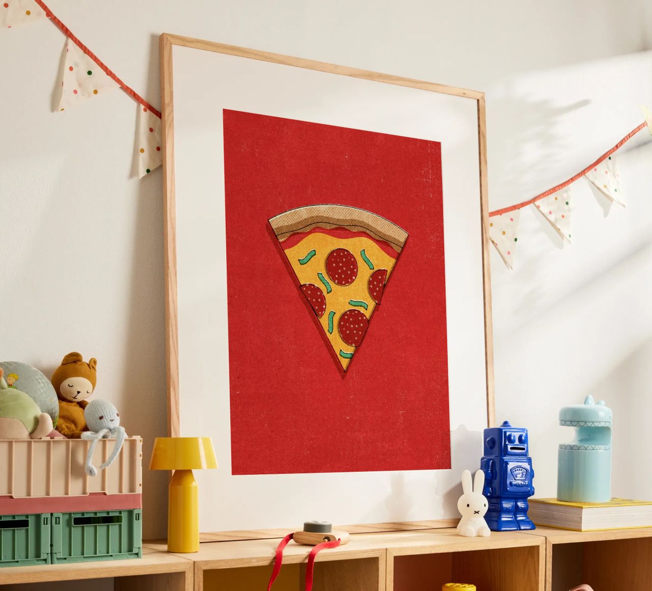 FAST FOOD - Pizza poster de DANIEL COULMANN