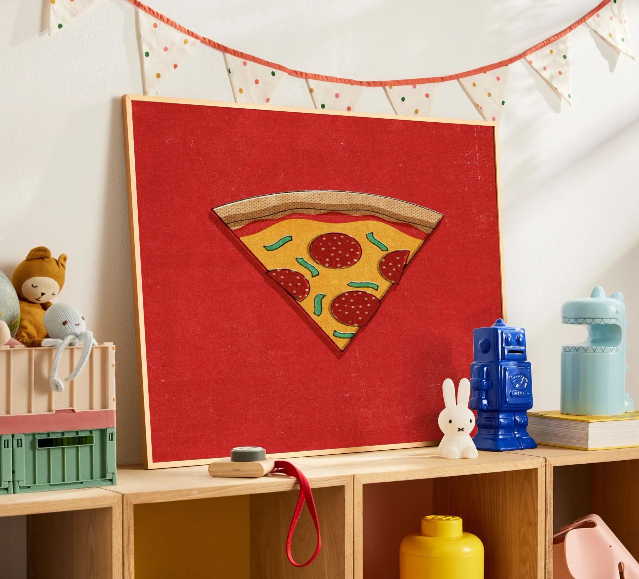 FAST FOOD - Pizza poster de DANIEL COULMANN