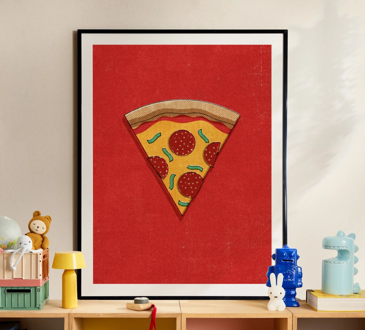 FAST FOOD - Pizza poster de DANIEL COULMANN