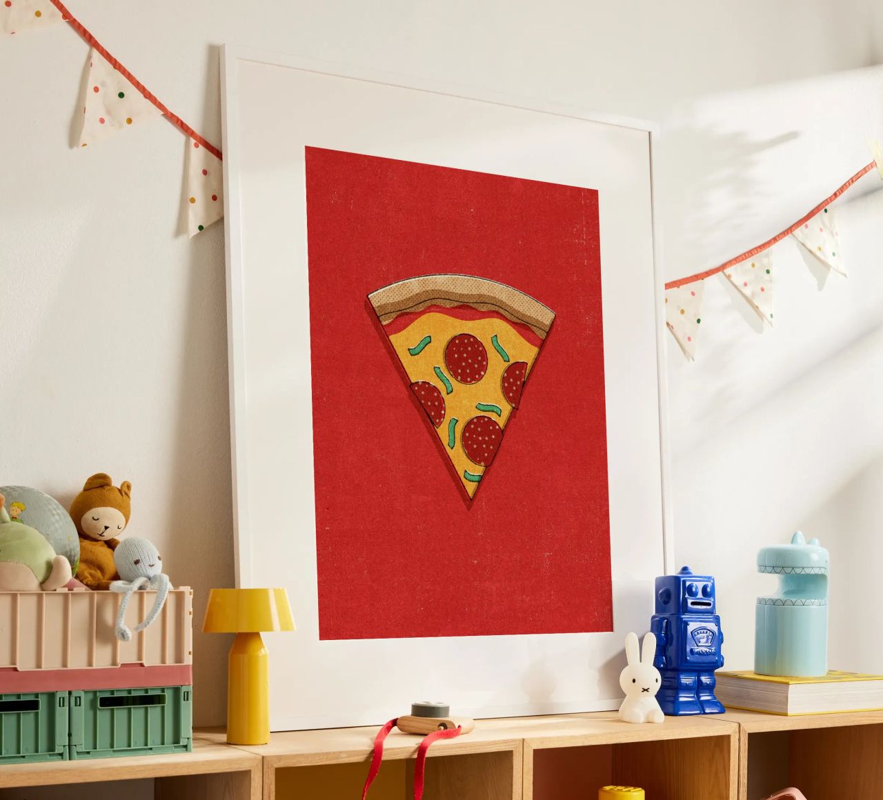 FAST FOOD - Pizza poster de DANIEL COULMANN