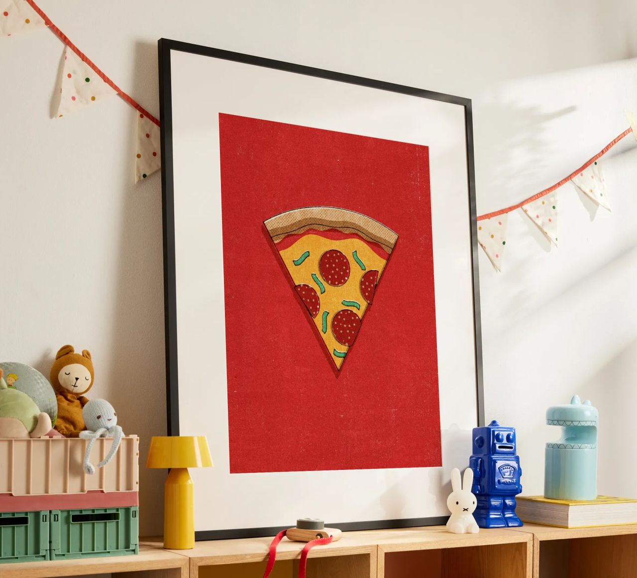 FAST FOOD - Pizza poster de DANIEL COULMANN