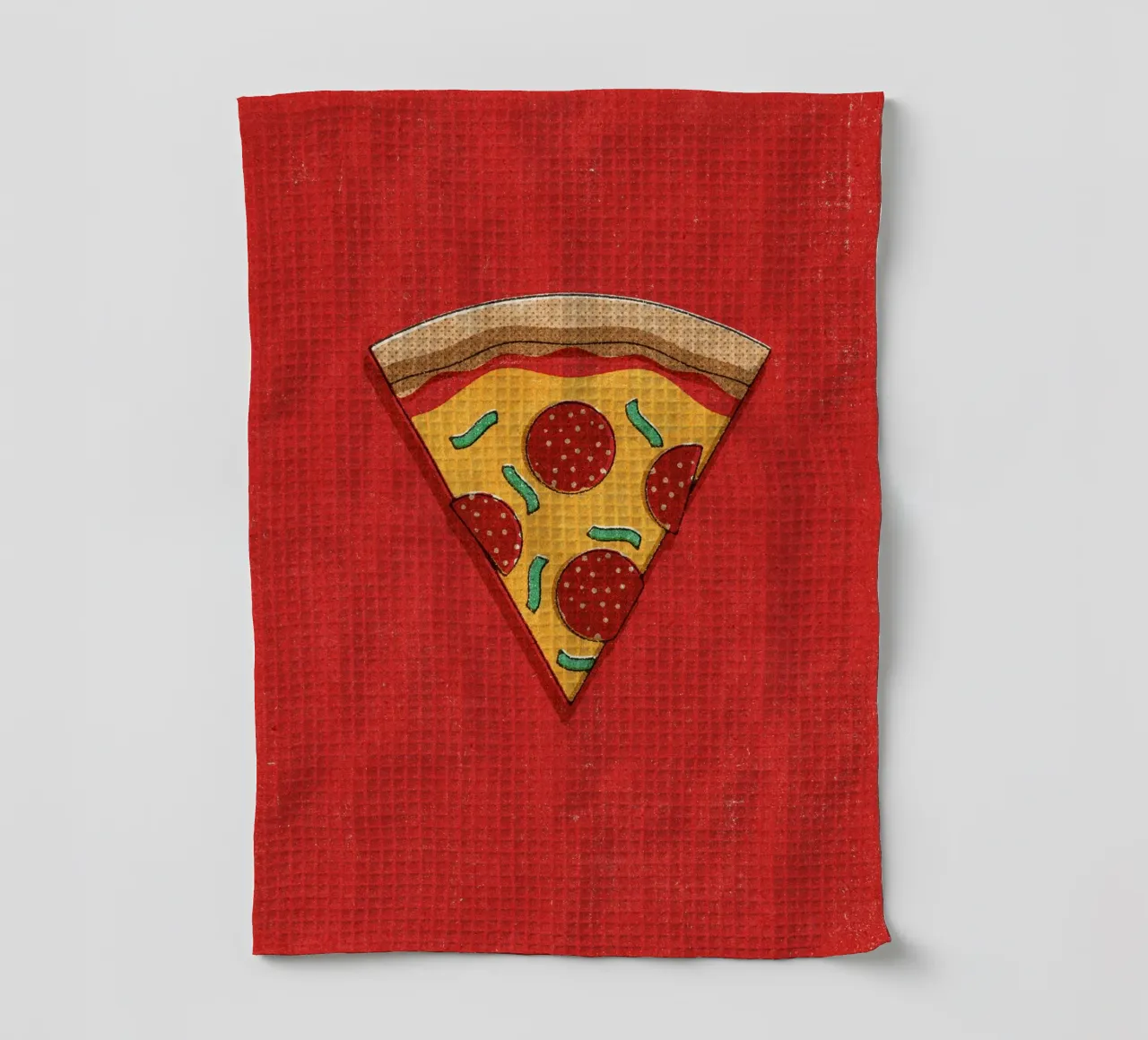 FAST FOOD - Pizza paño de cocina de DANIEL COULMANN