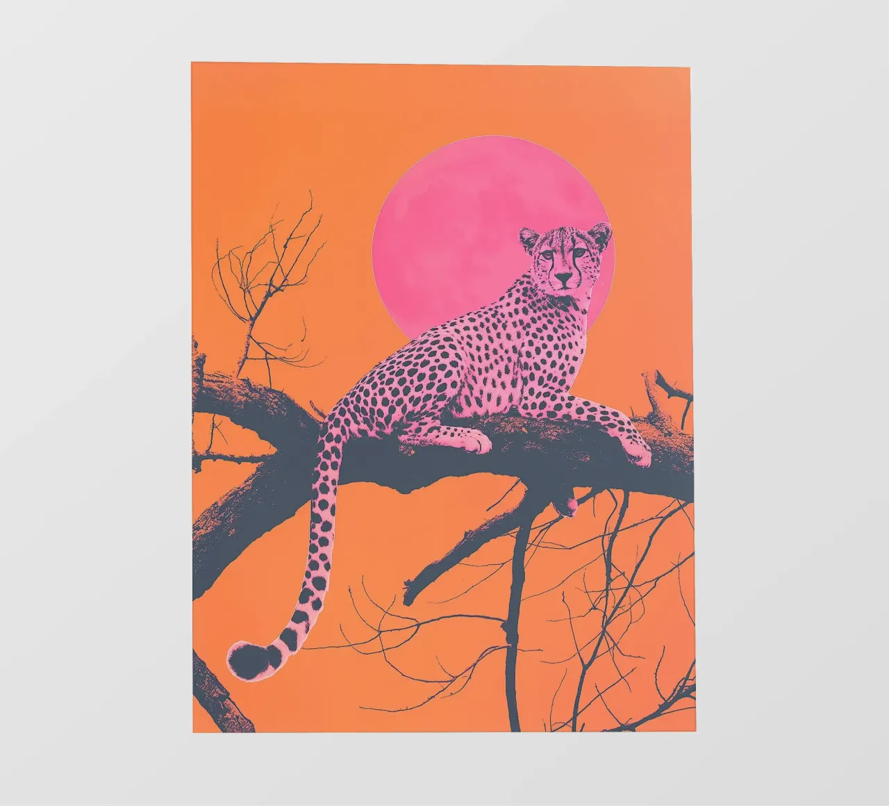 Pink Cheetah e Sunet Vibes telo in pvc da Malou-Studio