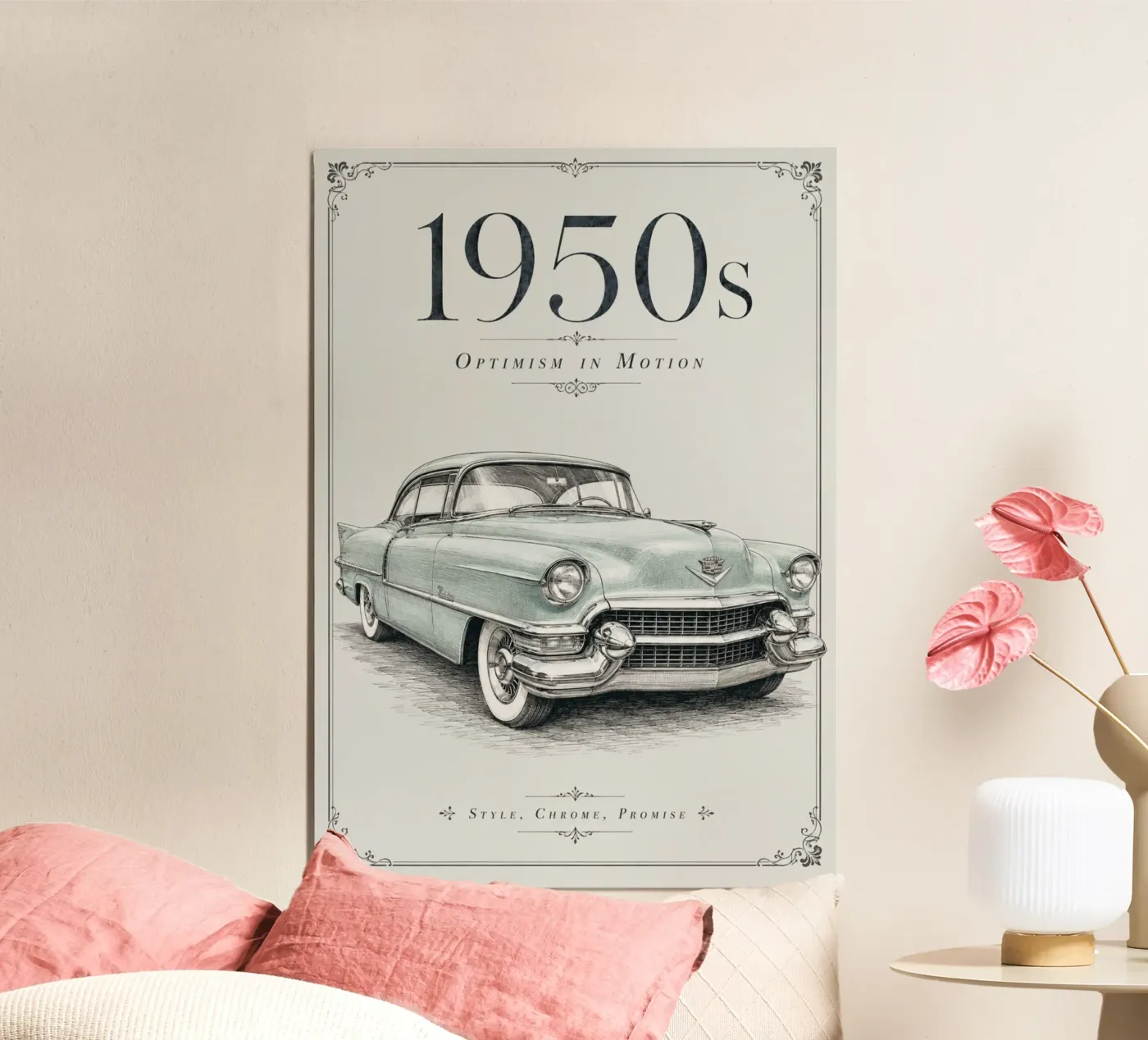 Oldtimer-Poster Poster von Artsy Poster