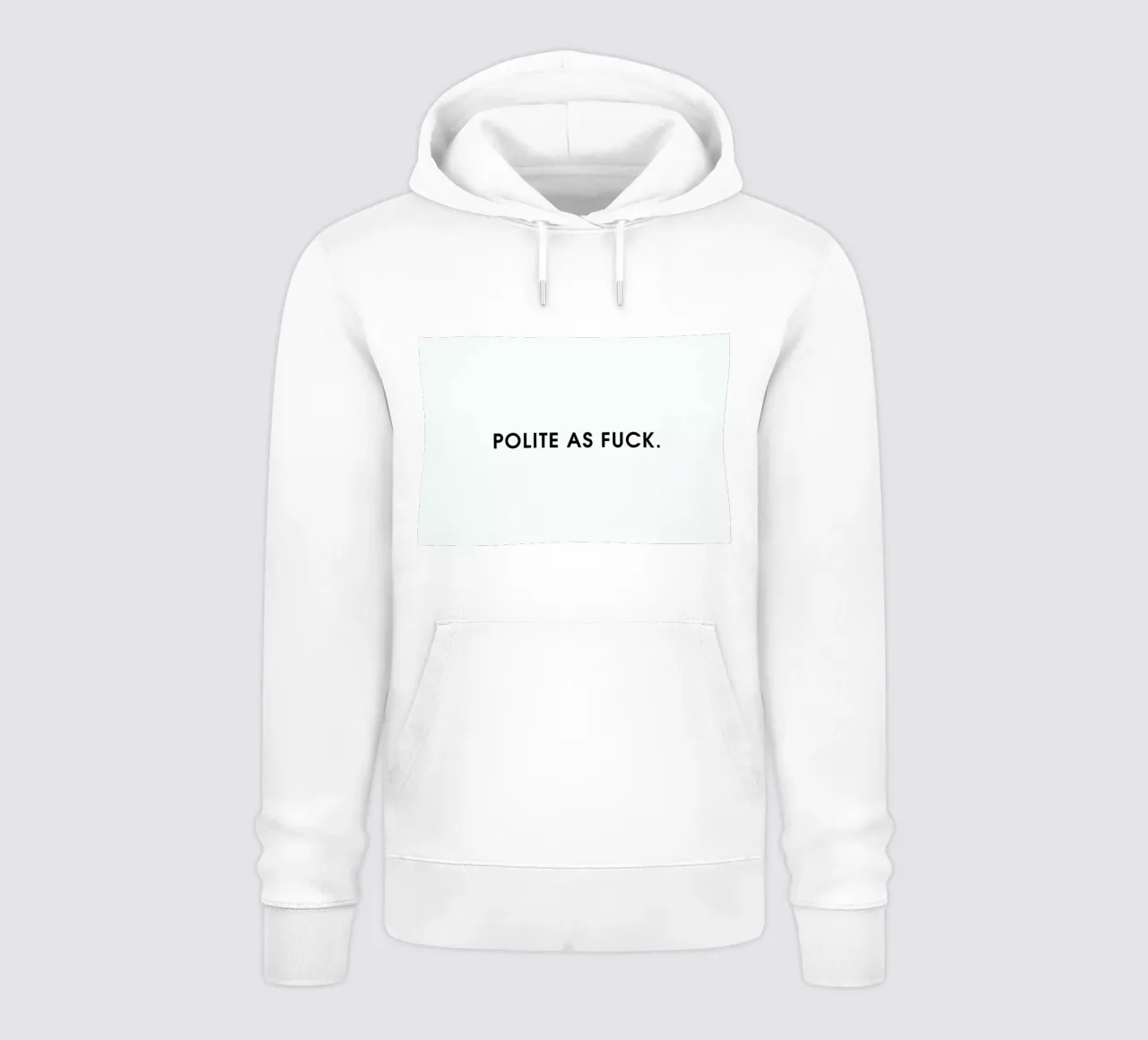 Polite White felpa con cappuccio da Intertitres