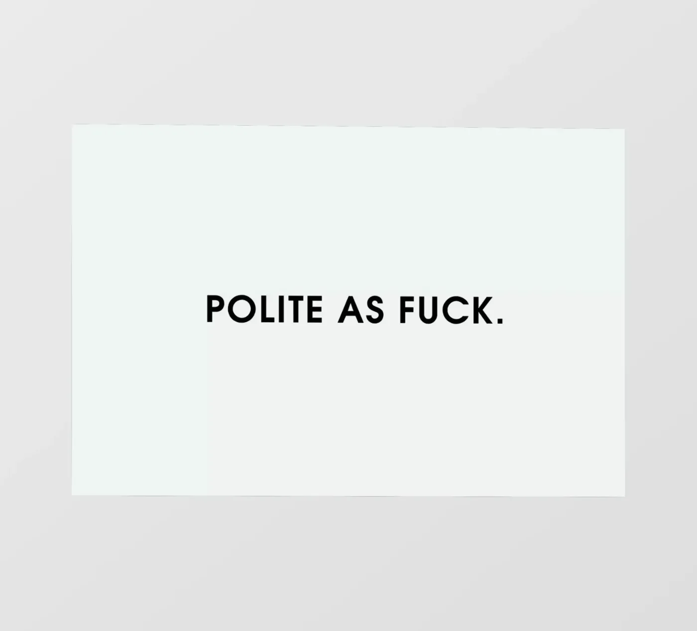 Polite White pellicola backlit da Intertitres