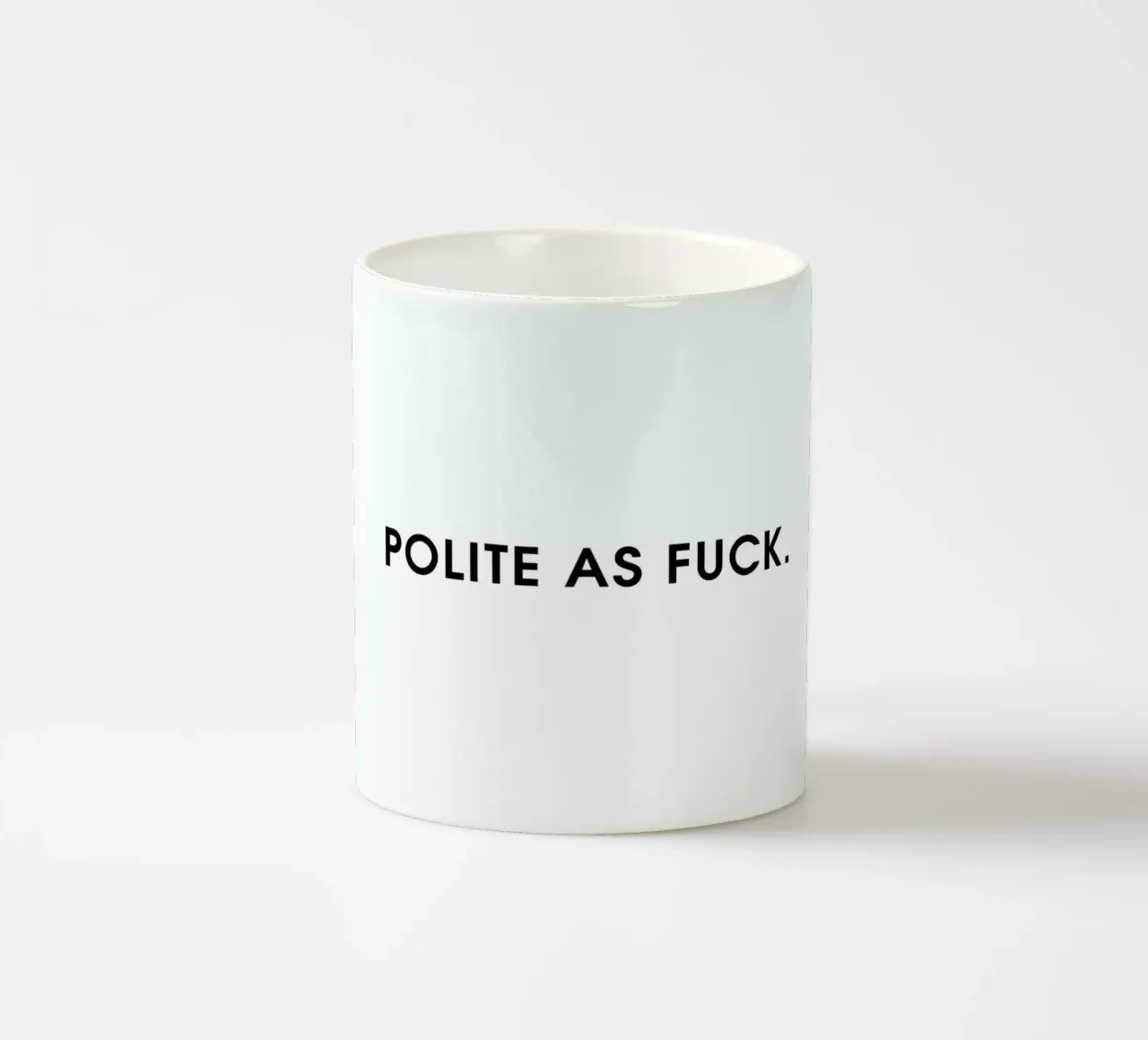 Polite White tazza in ceramica da Intertitres