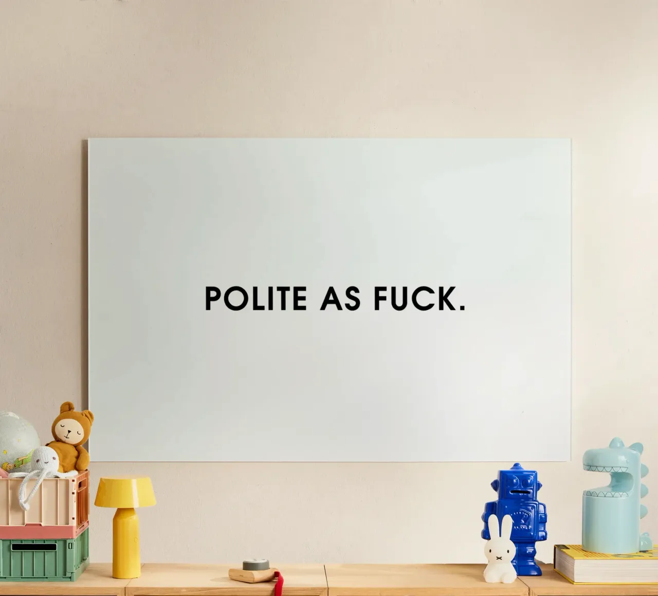 Polite White plexiglass da Intertitres