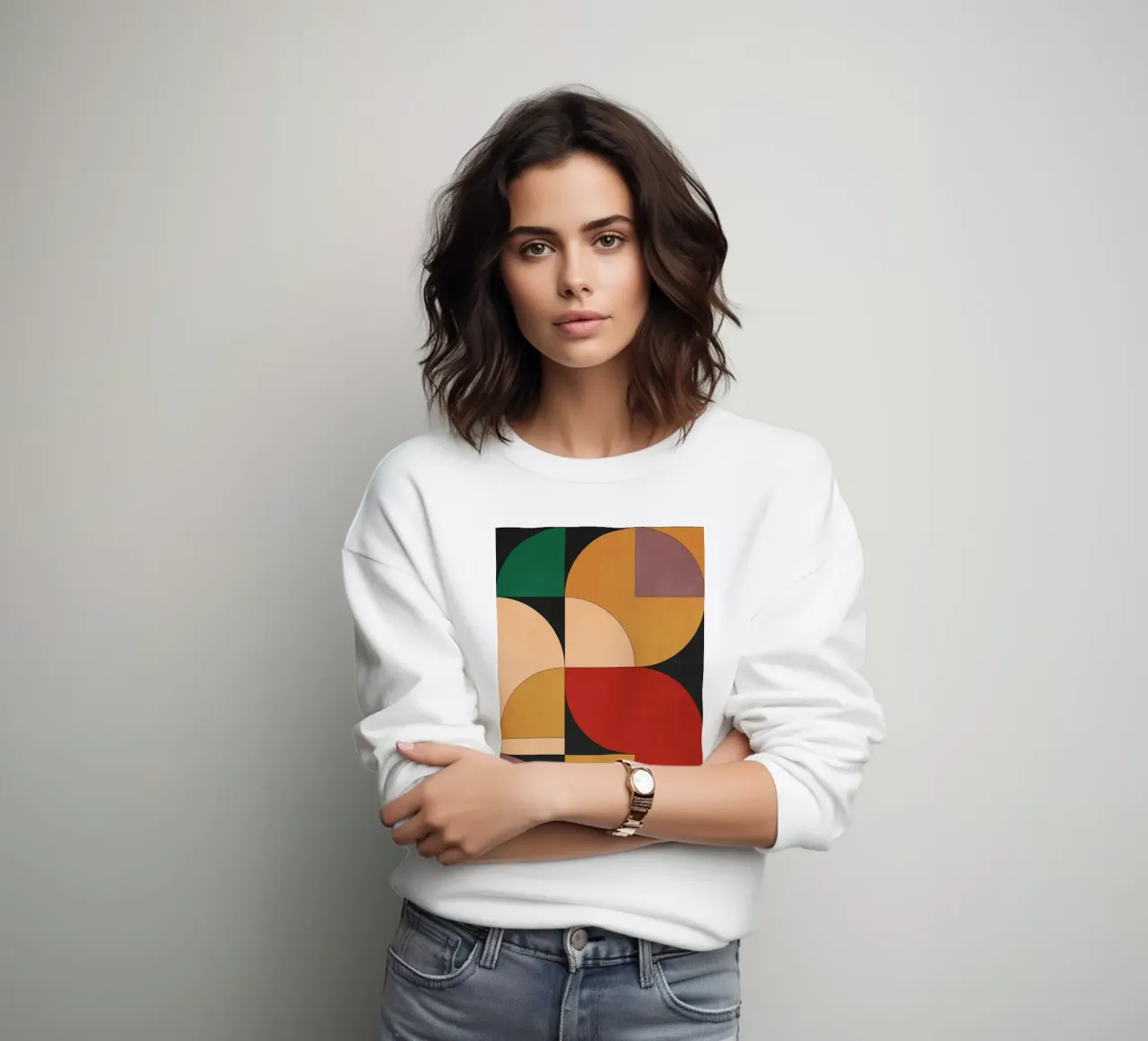 Forme geometriche 246 felpa da Gaite