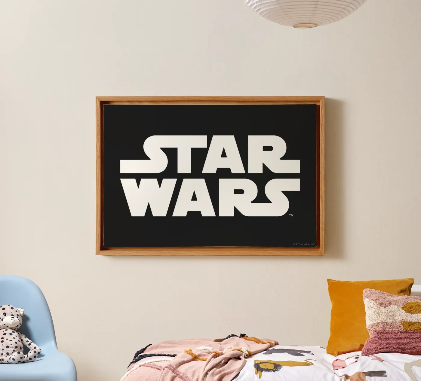 STAR WARS LOGO - B/W I tela da Star Wars