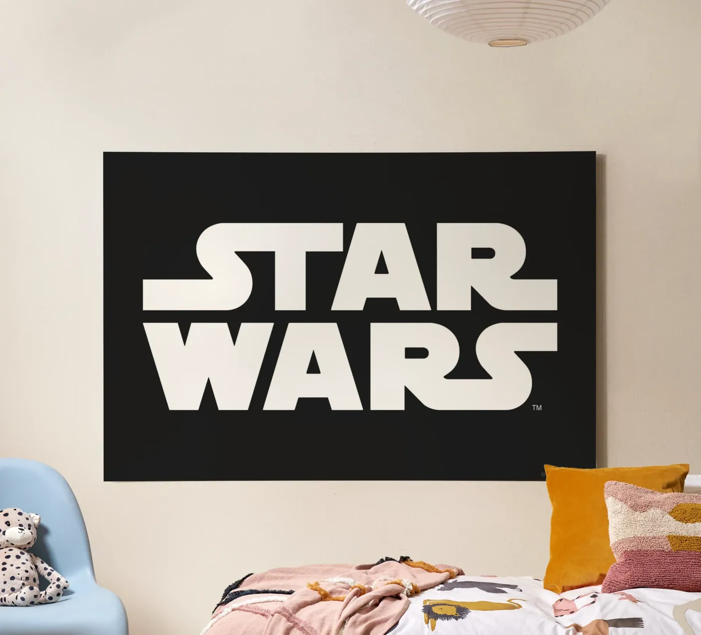 STAR WARS LOGO - B/W I tela da Star Wars