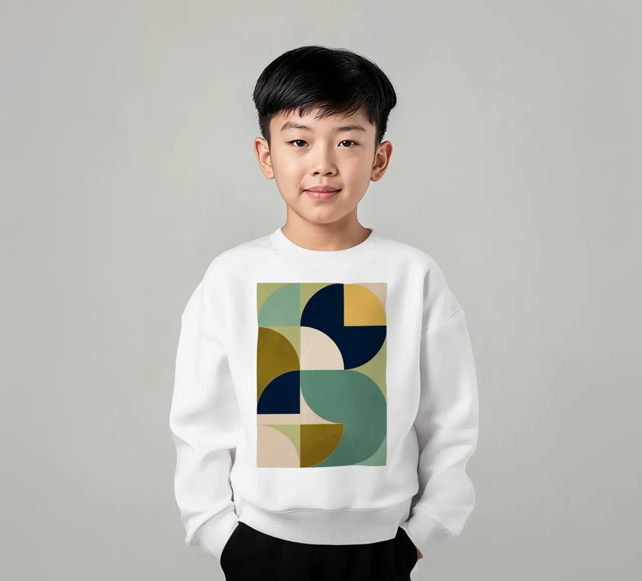 Forme geometriche 249 felpa bambino da Gaite