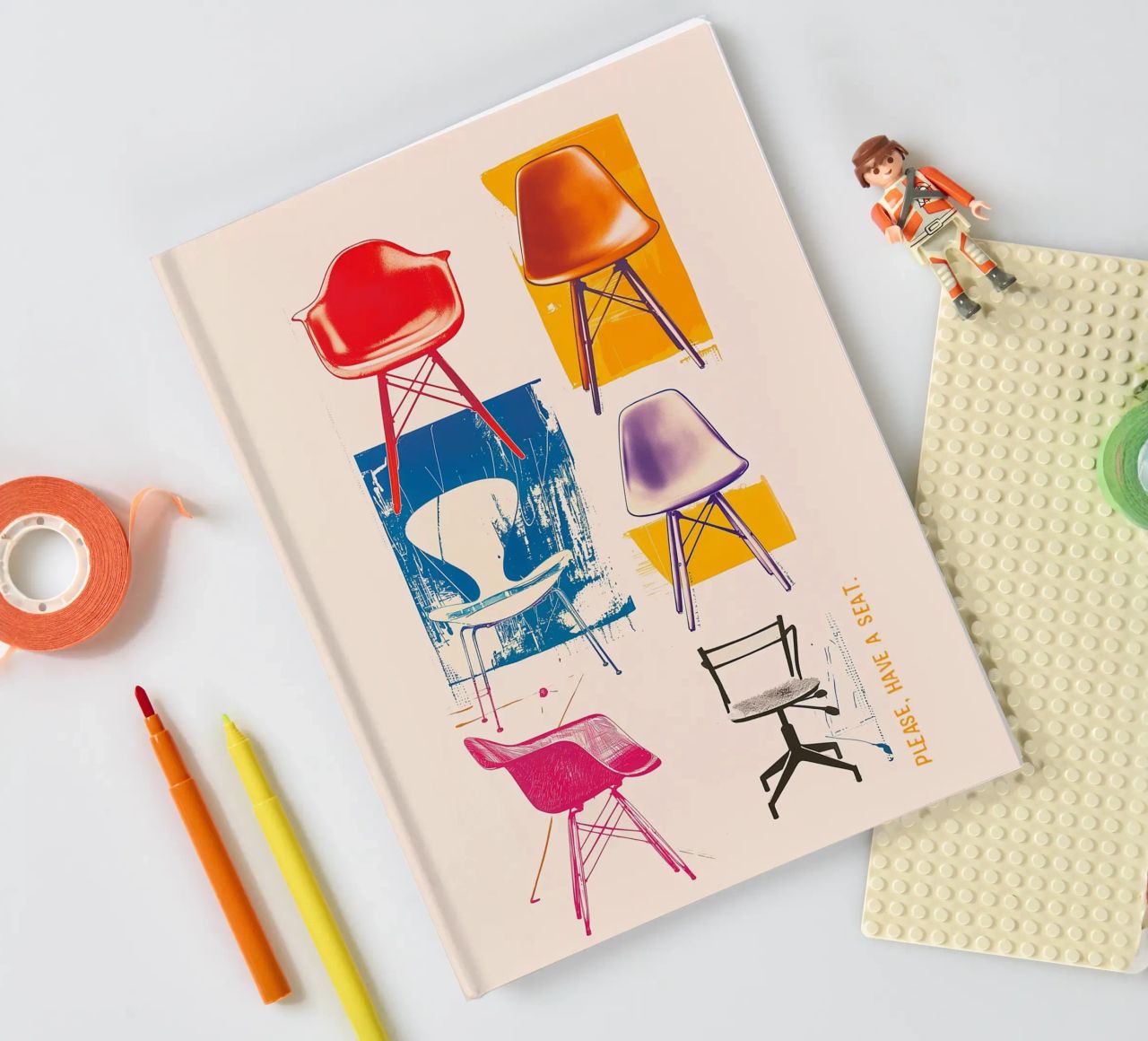 Veuillez vous asseoir carnet de notes de Malou-Studio