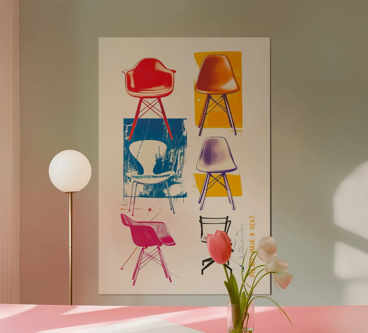 Prego, accomodatevi poster da Malou-Studio