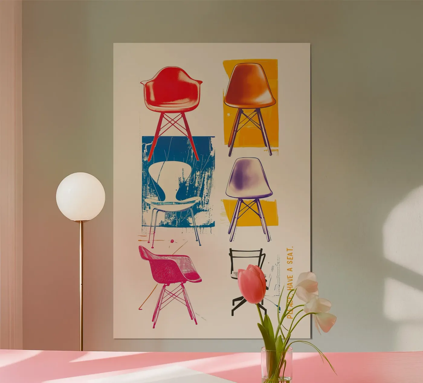 Prego, accomodatevi poster da Malou-Studio