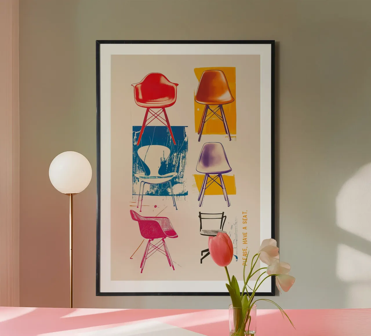 Prego, accomodatevi poster da Malou-Studio