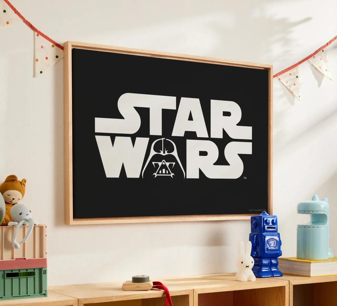 STAR WARS LOGO - DARTH VADER canvas by Star Wars