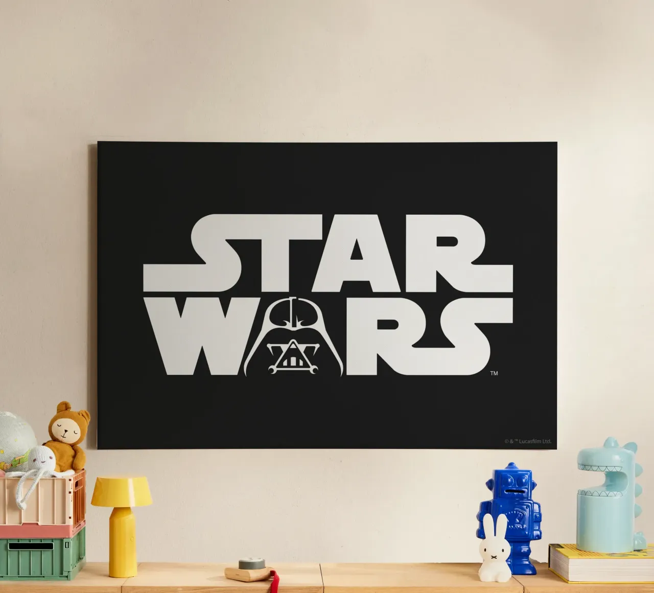 STAR WARS LOGO - DARTH VADER canvas by Star Wars