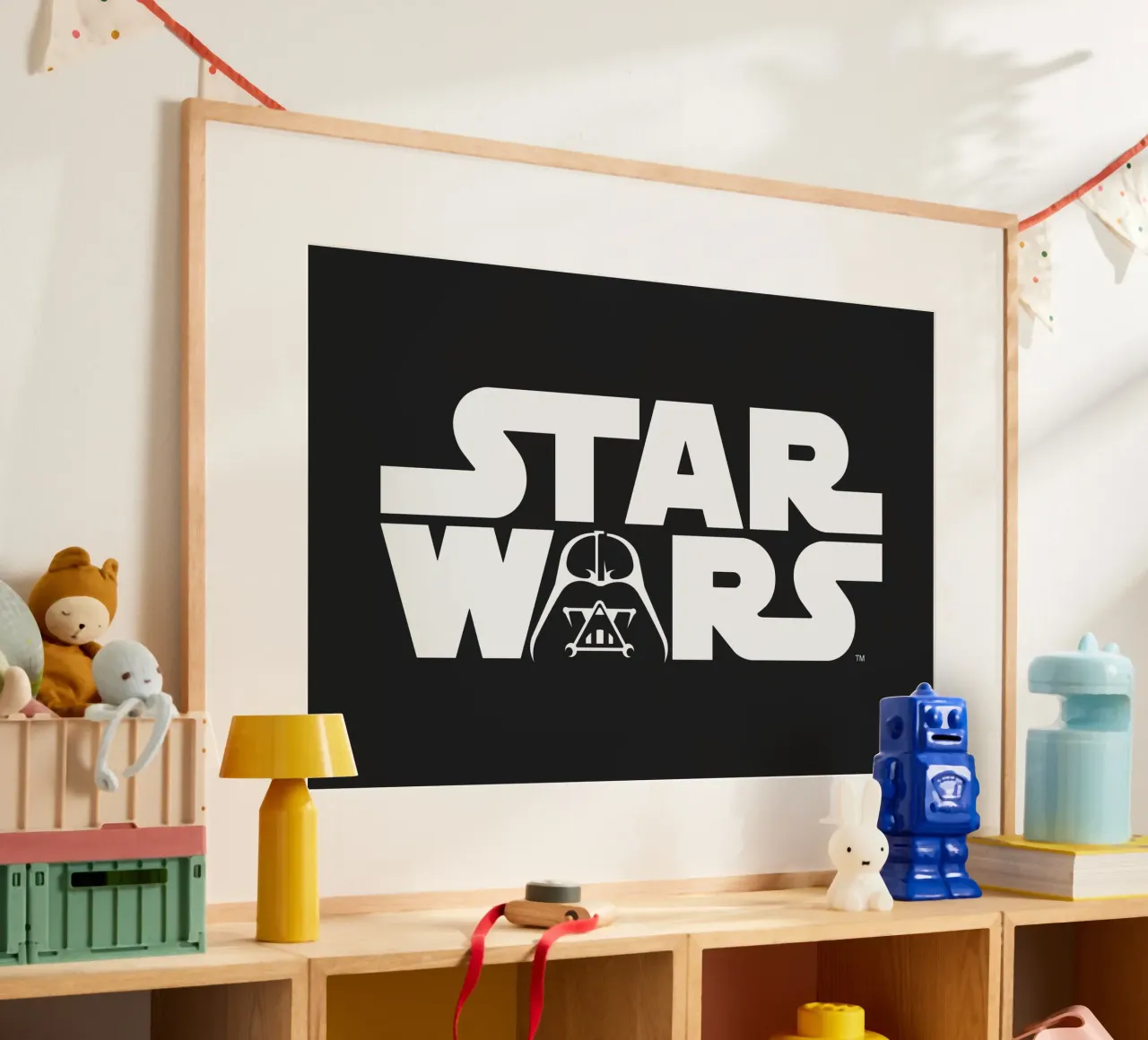 STAR WARS LOGO - DARTH VADER carta hahnemühle da Star Wars
