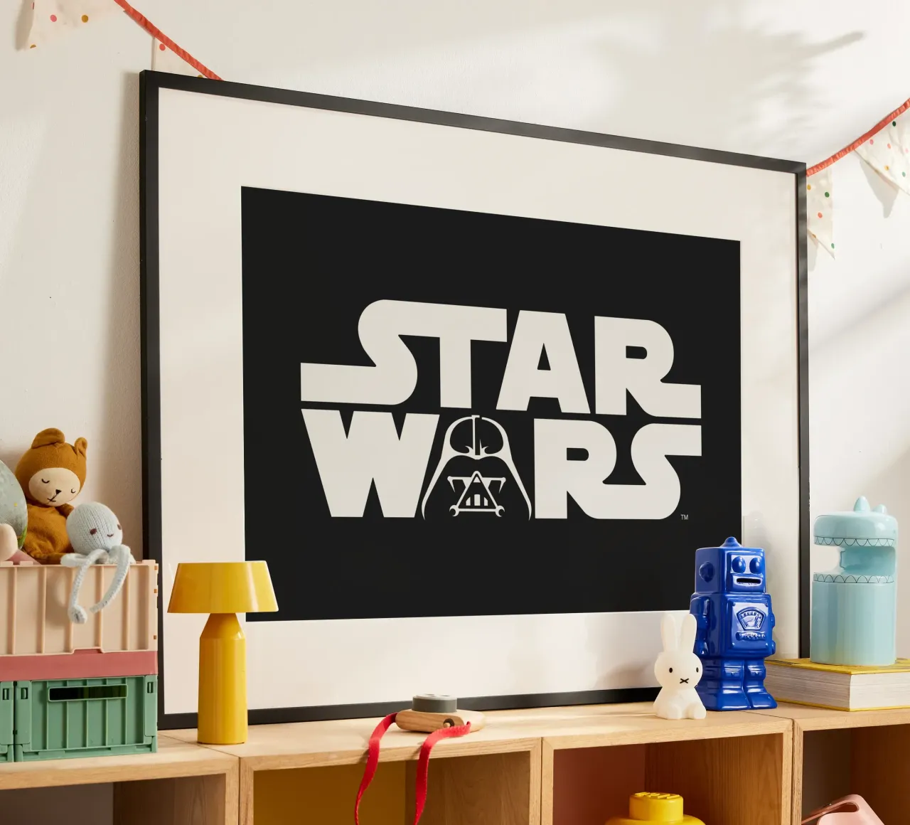STAR WARS LOGO - DARTH VADER carta hahnemühle da Star Wars