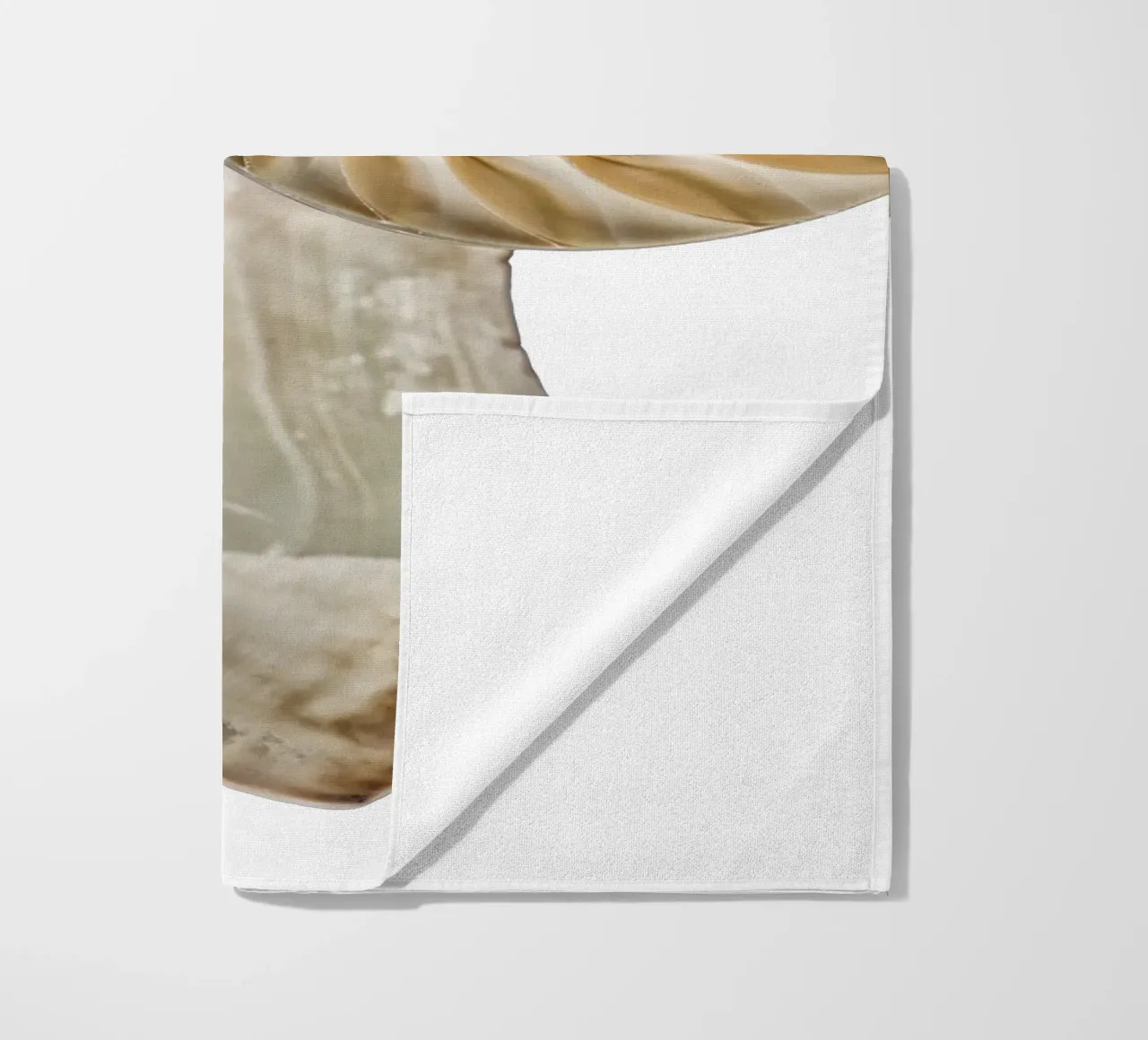 Natural Perfection: Cross-Section Nautilus Shell beach towel by Curious Collections by Marielle Leenders