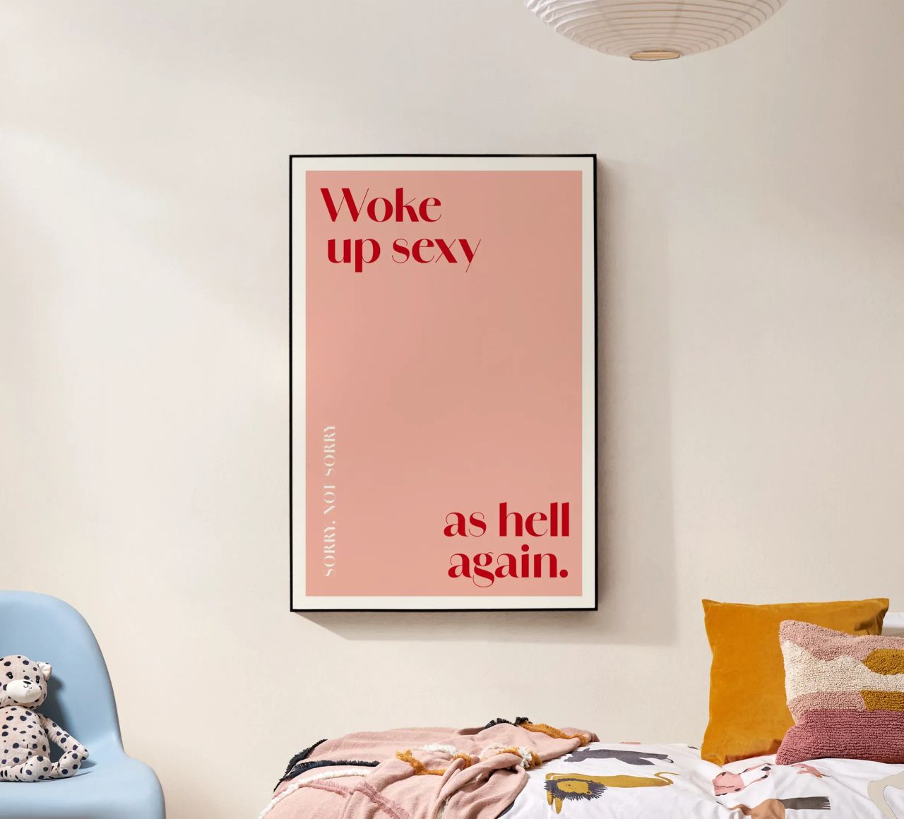 Woke up sexy as hell again plexiglass da Malou-Studio