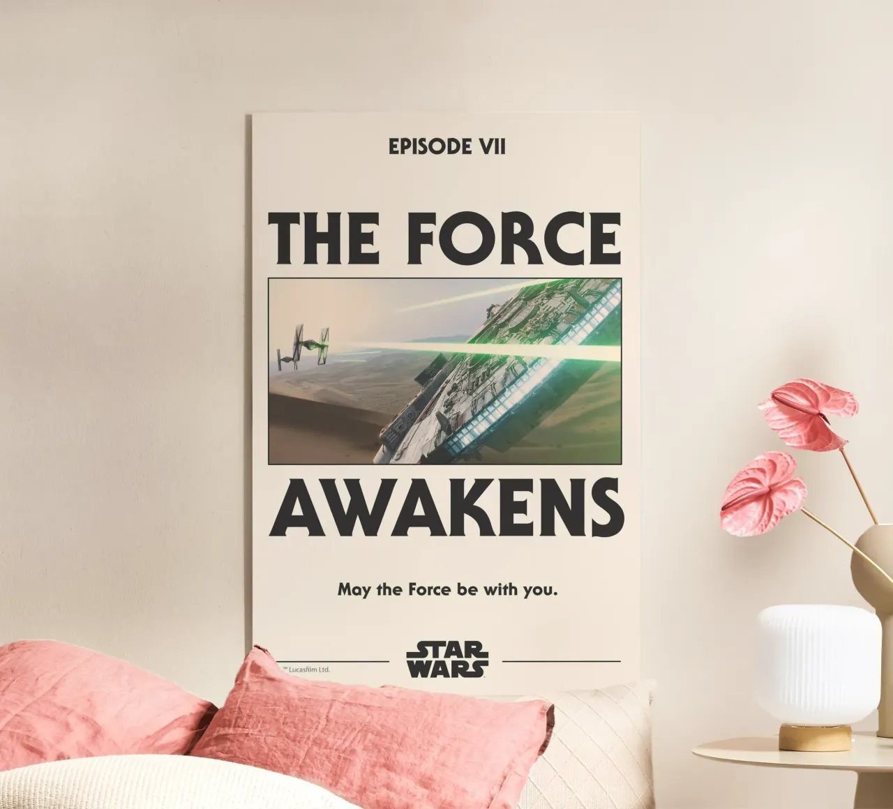 EPISODE VII - MAY THE FORCE BE WITH YOU plexiglass da Star Wars