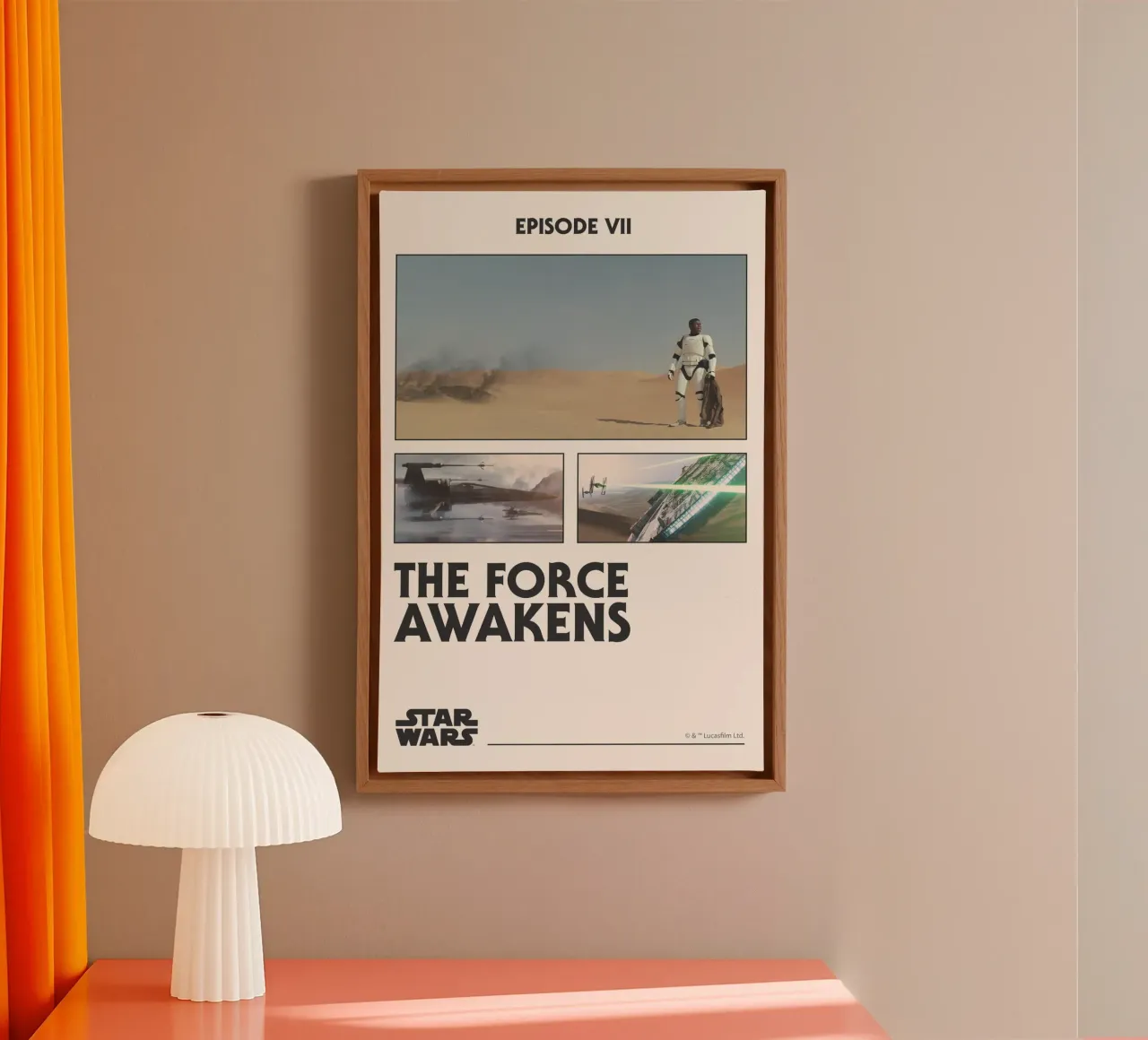 EPISODE VII - BATTLE SEQUENCE canvas van Star Wars