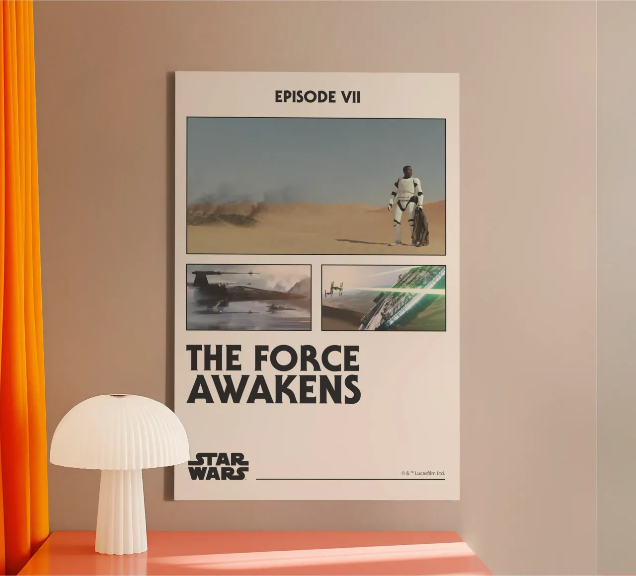 EPISODE VII - BATTLE SEQUENCE canvas van Star Wars