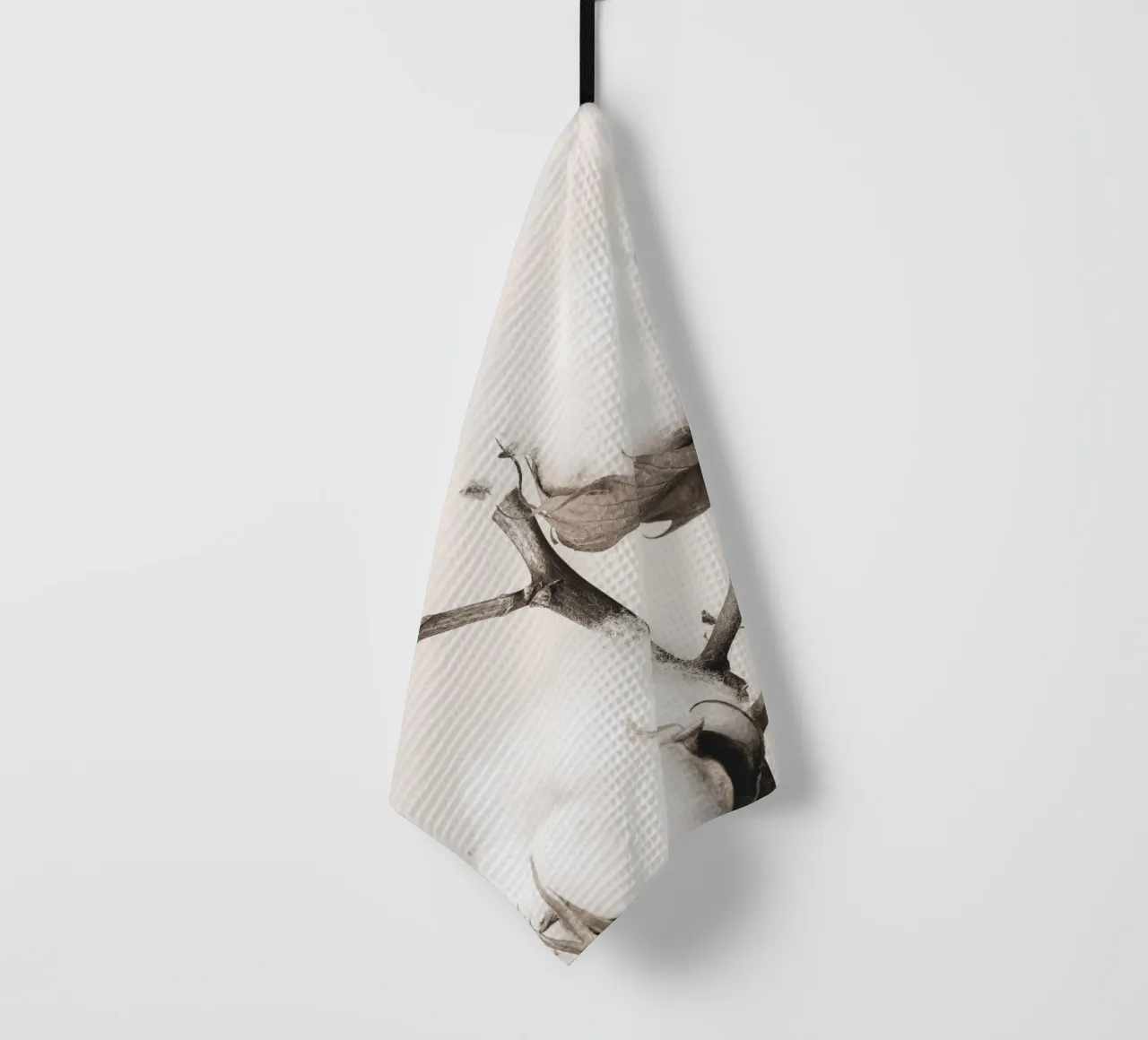 Cotone naturale - Elegante design vegetale canovaccio da cucina da Whole©