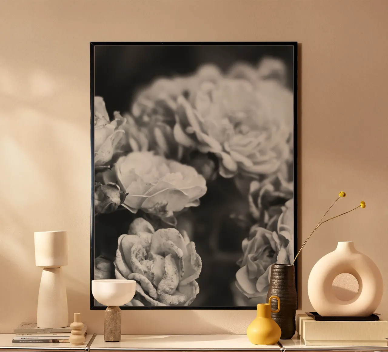 Vintage roses - classic black and white photography hahnemühle by Whole©