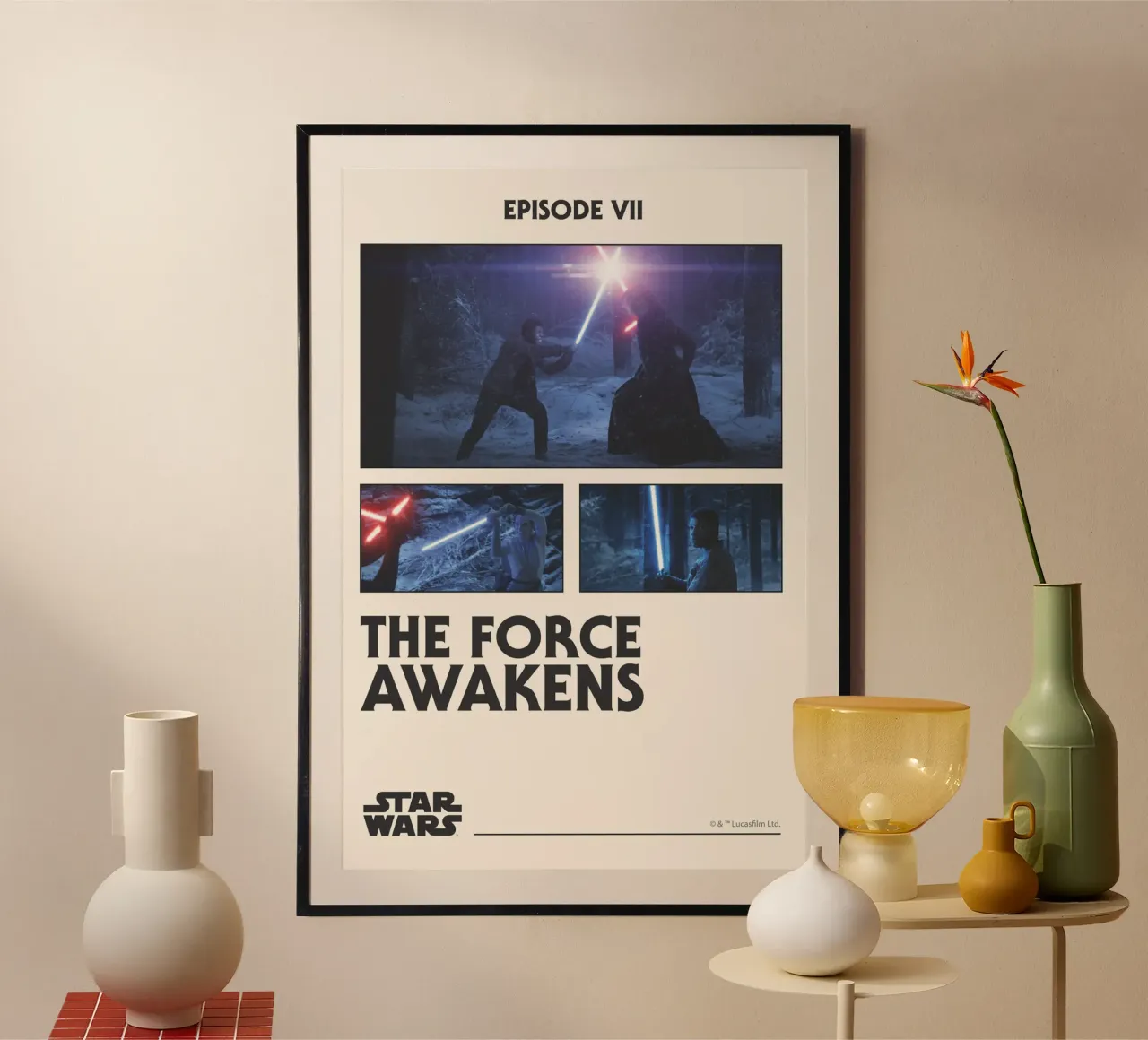 EPISODE VII - LIGHT SABER DUEL poster by Star Wars