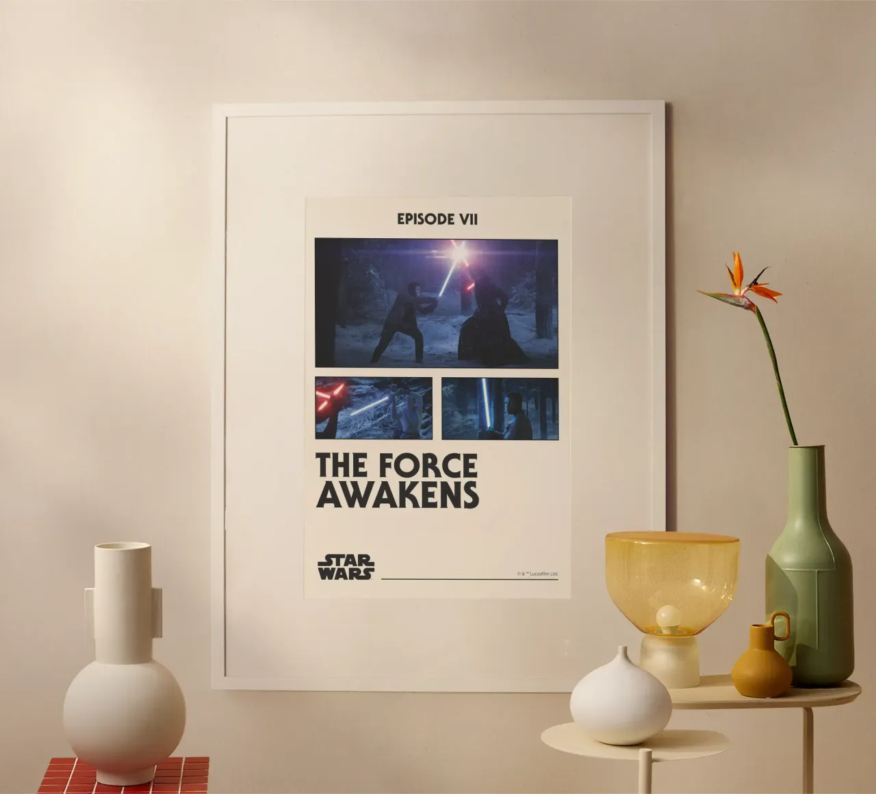 EPISODE VII - LIGHT SABER DUEL poster by Star Wars