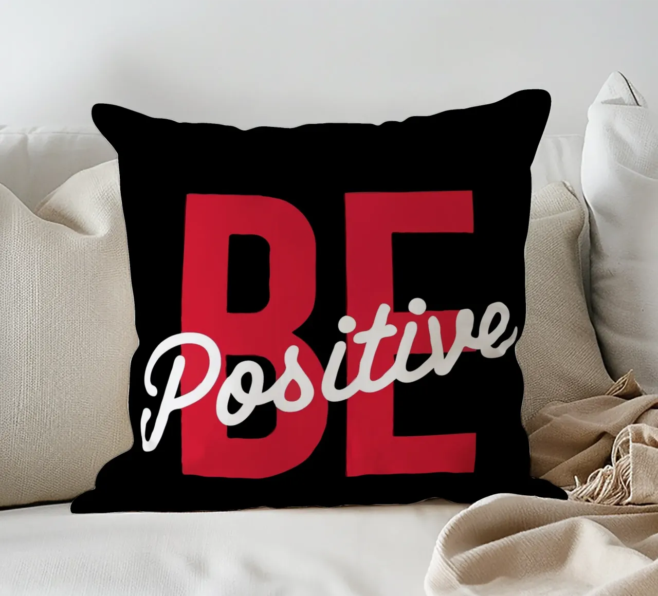 Tipografia positiva cuscino da ramosashop