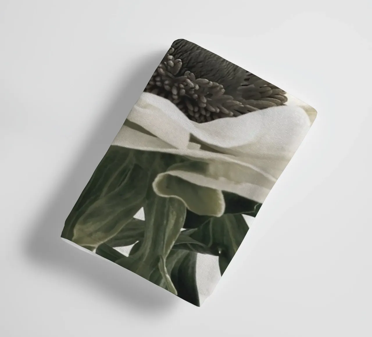 Elegant anemone - timeless flower picture in soft colours towel by Whole©