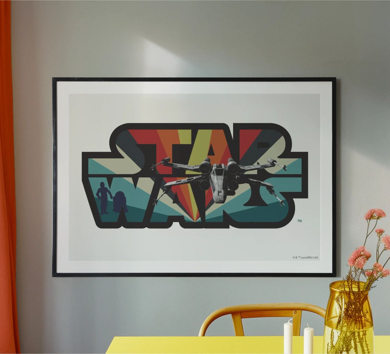 STAR WARS LOGO - STARSHIP Poster von Star Wars