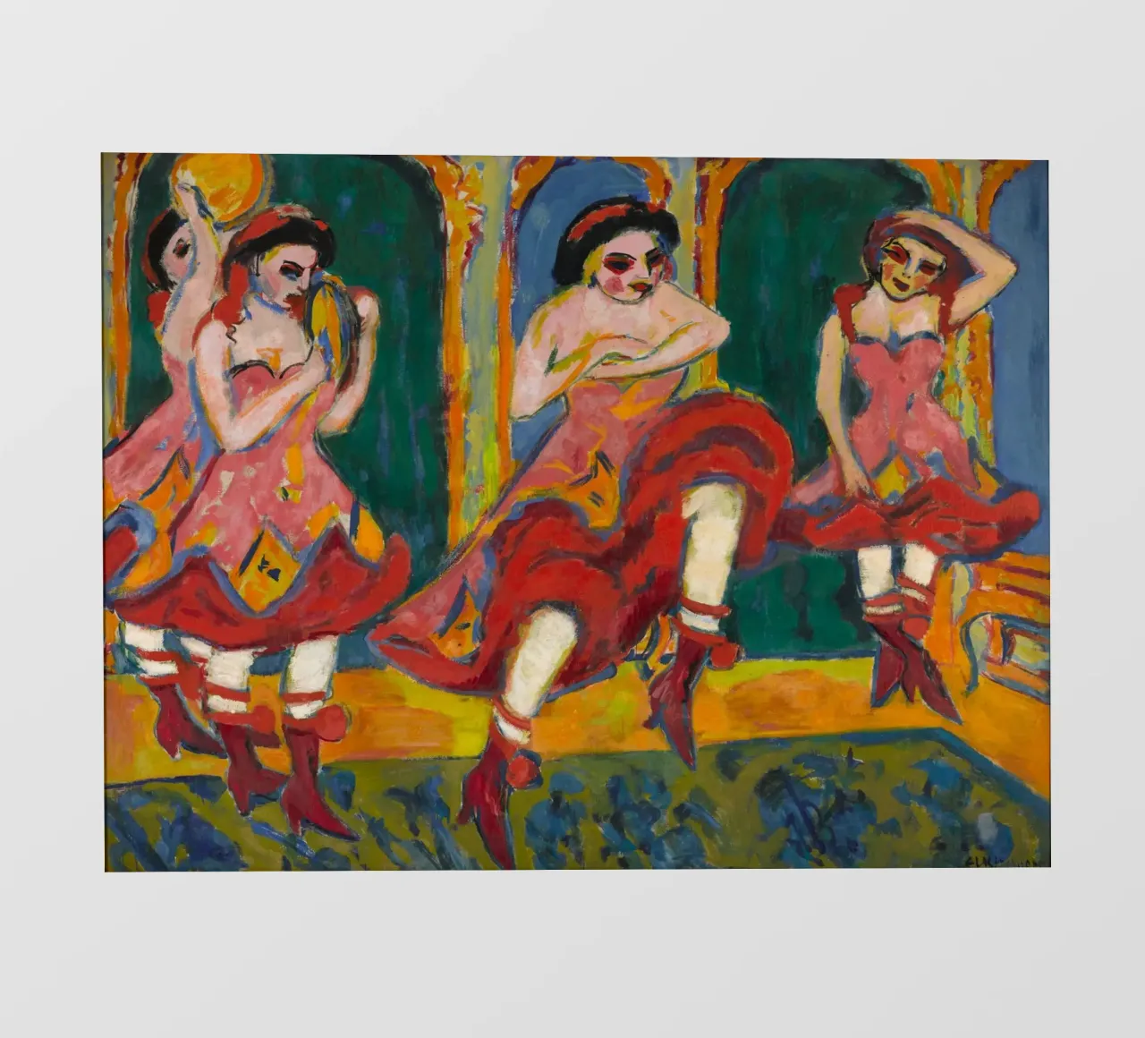 Ernst Ludwig Kirchner - Ballerini di Czardas pellicola backlit da William Store