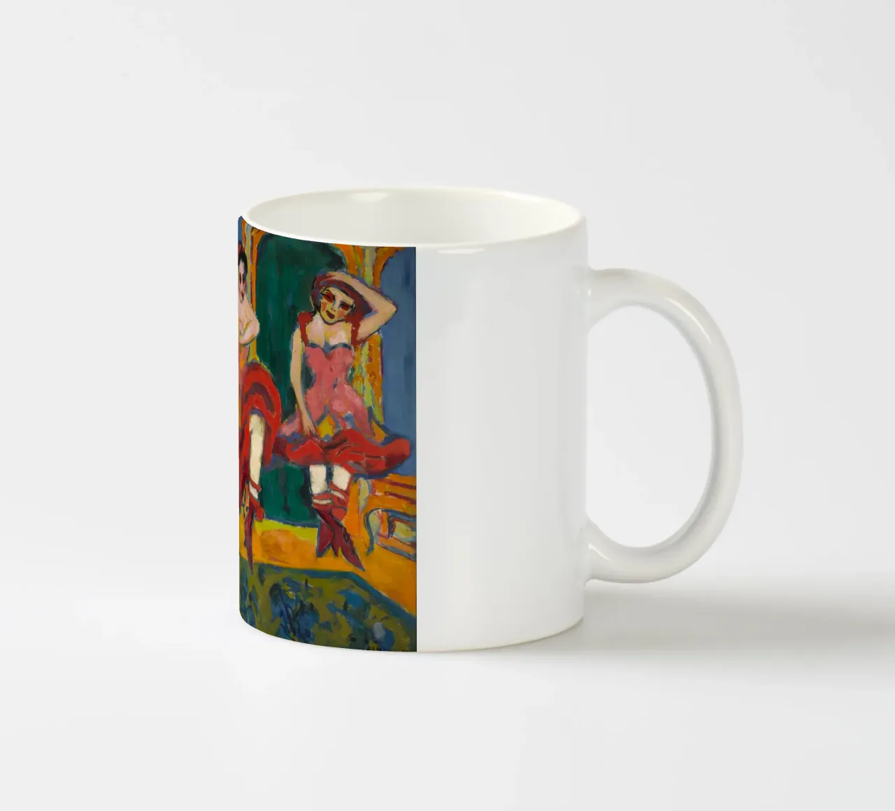Ernst Ludwig Kirchner - Ballerini di Czardas tazza in ceramica da William Store