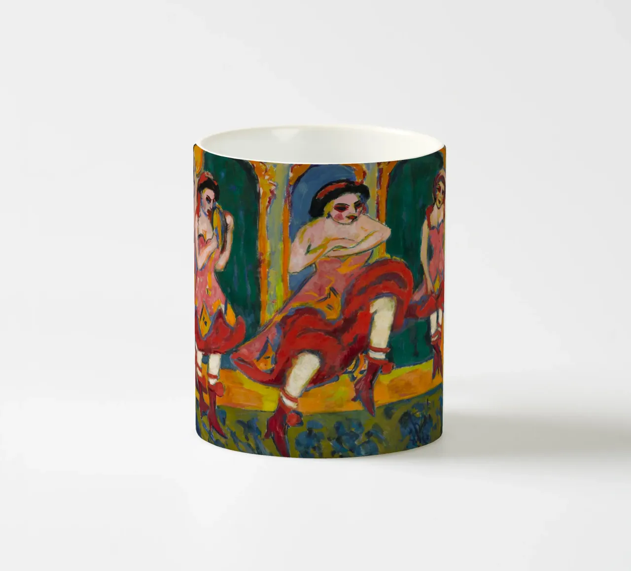 Ernst Ludwig Kirchner - Ballerini di Czardas tazza in ceramica da William Store