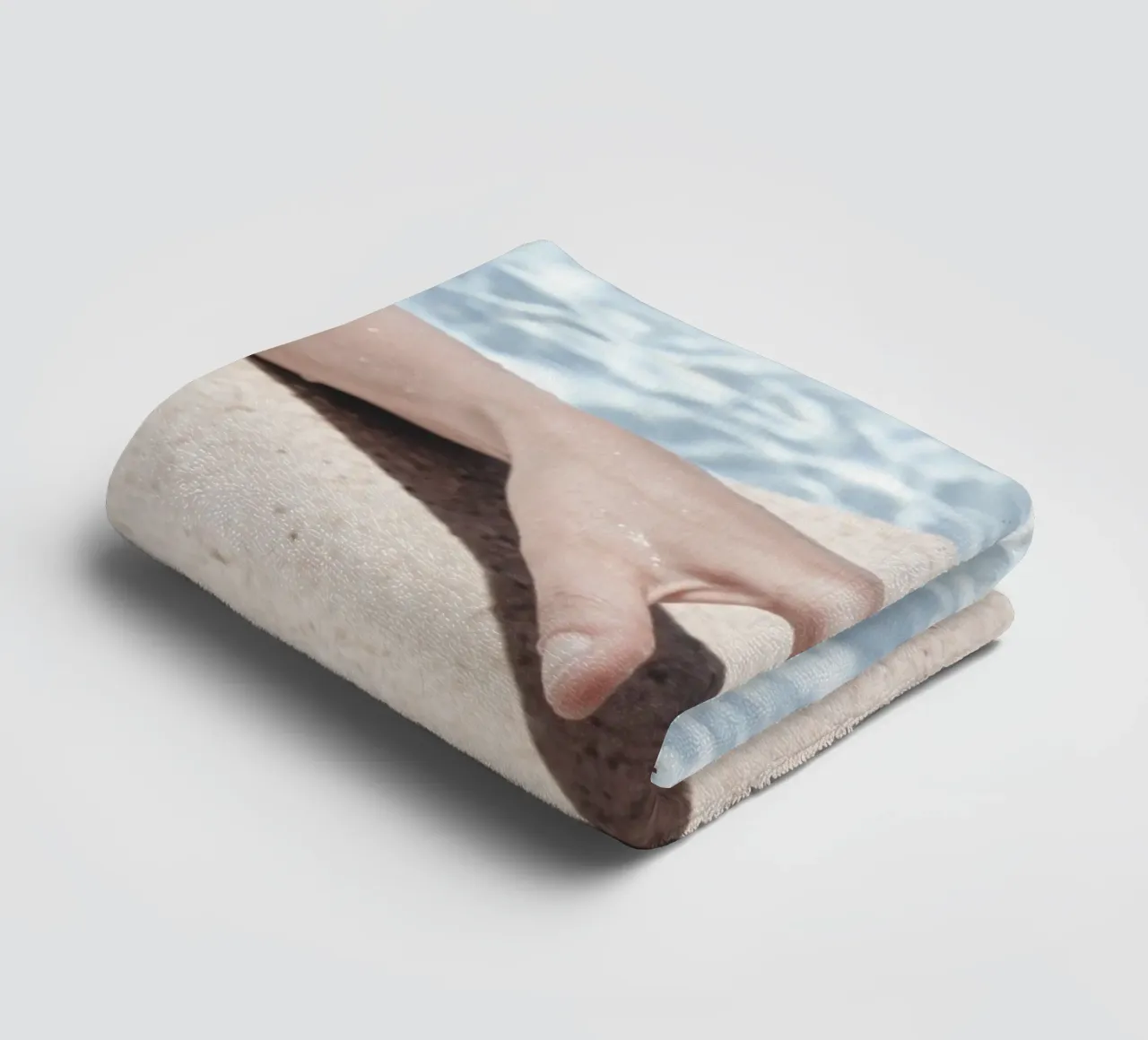 Elegant summer moment by the pool - Stylish photo motif towel by Whole©