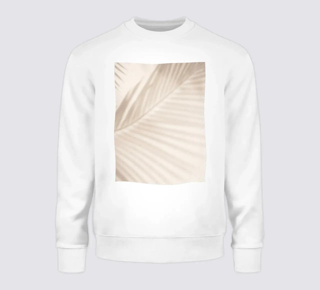 Palme shadow art - Design minimalista per pareti felpa da Whole©