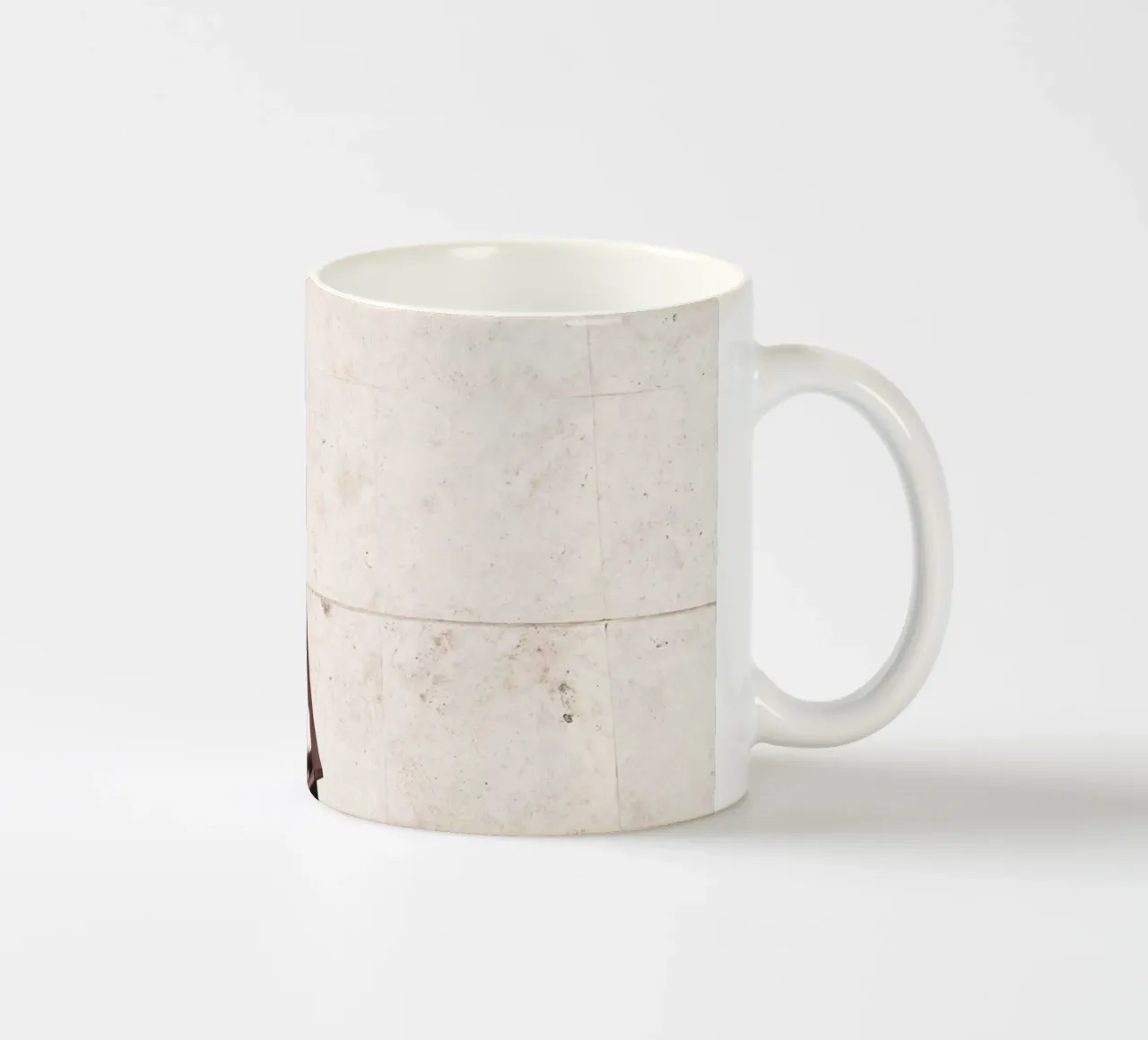 Minimalist pool relaxation - modern summer design ceramic mug by Whole©