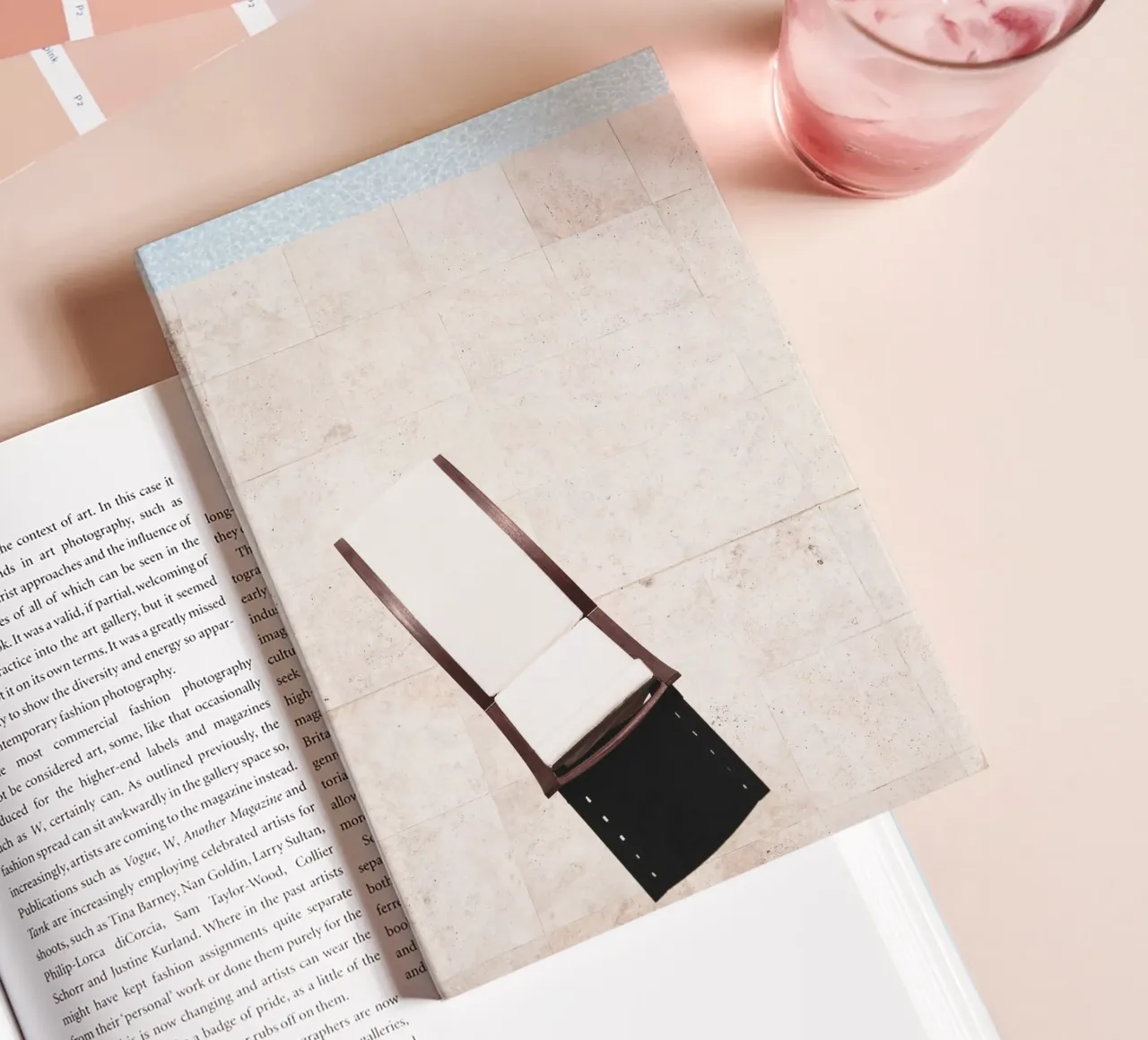Minimalist pool relaxation - modern summer design notebook by Whole©